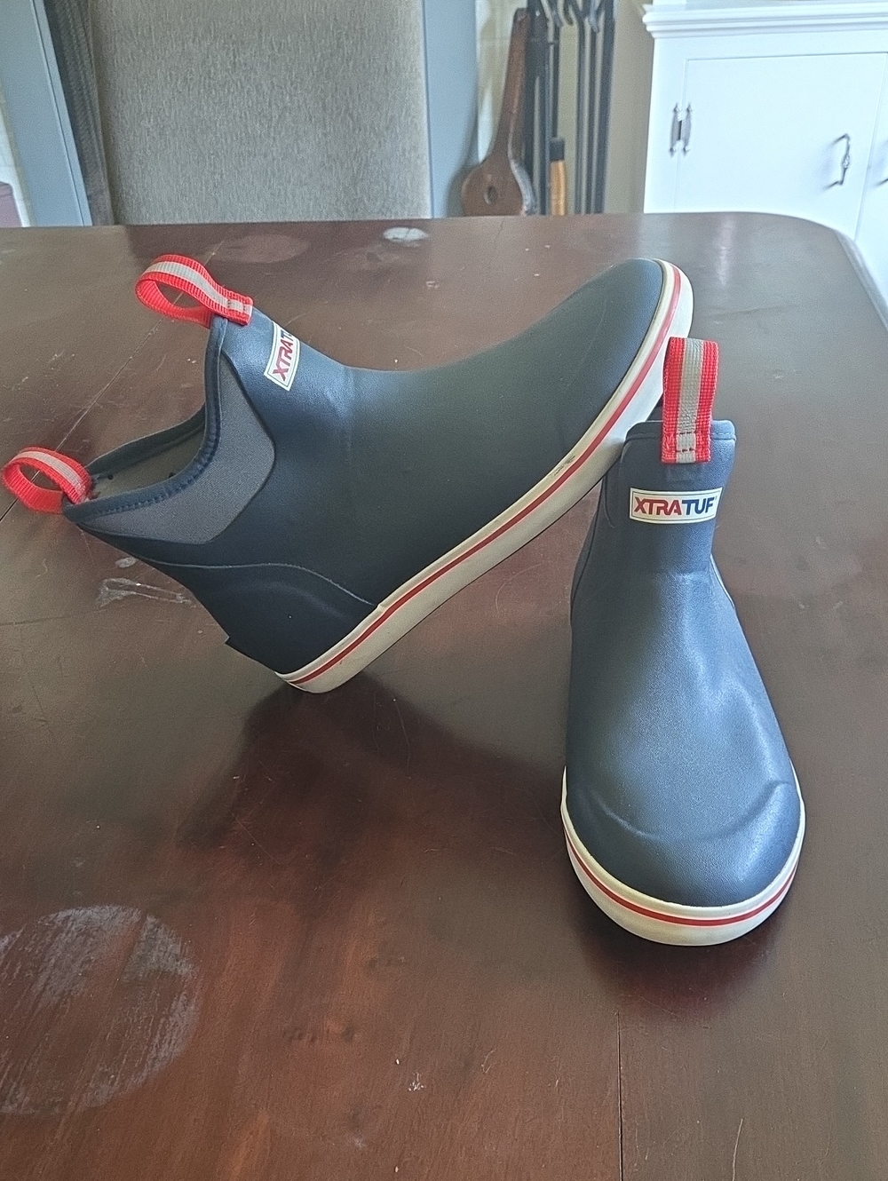 XTRATUF Men's Ankle Deck Boot.  Size 9.
